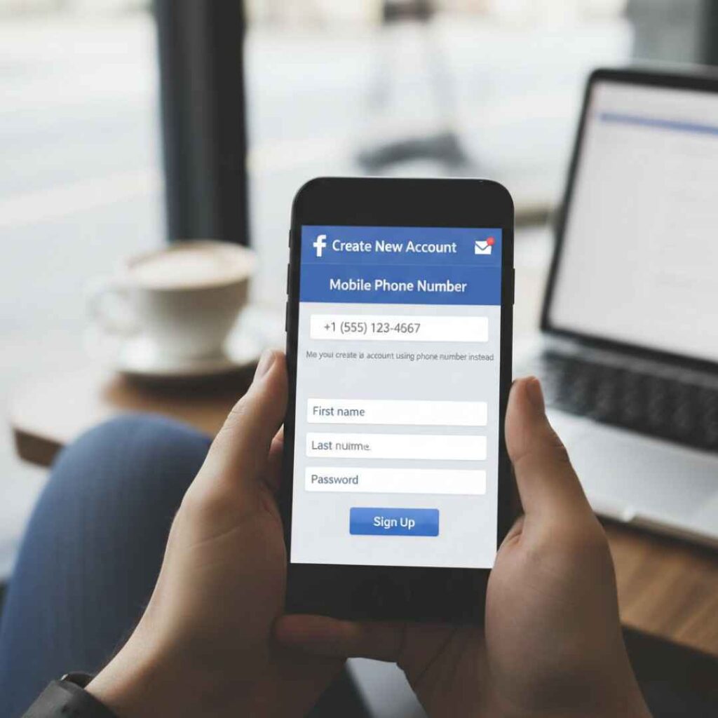 crear cuenta de facebook sin correo